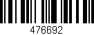 Código de barras (EAN, GTIN, SKU, ISBN): '476692'