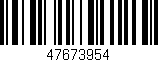 Código de barras (EAN, GTIN, SKU, ISBN): '47673954'