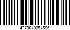 Código de barras (EAN, GTIN, SKU, ISBN): '4770849854596'