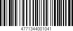 Código de barras (EAN, GTIN, SKU, ISBN): '4771344001041'