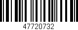 Código de barras (EAN, GTIN, SKU, ISBN): '47720732'