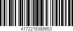 Código de barras (EAN, GTIN, SKU, ISBN): '4772278389953'