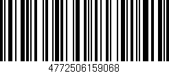 Código de barras (EAN, GTIN, SKU, ISBN): '4772506159068'