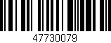 Código de barras (EAN, GTIN, SKU, ISBN): '47730079'