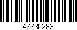 Código de barras (EAN, GTIN, SKU, ISBN): '47730283'