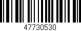 Código de barras (EAN, GTIN, SKU, ISBN): '47730530'