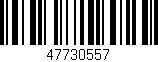 Código de barras (EAN, GTIN, SKU, ISBN): '47730557'