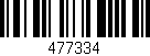 Código de barras (EAN, GTIN, SKU, ISBN): '477334'