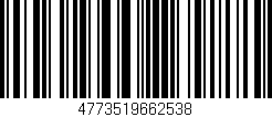Código de barras (EAN, GTIN, SKU, ISBN): '4773519662538'