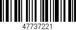 Código de barras (EAN, GTIN, SKU, ISBN): '47737221'
