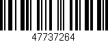 Código de barras (EAN, GTIN, SKU, ISBN): '47737264'