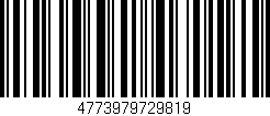 Código de barras (EAN, GTIN, SKU, ISBN): '4773979729819'