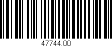 Código de barras (EAN, GTIN, SKU, ISBN): '47744.00'