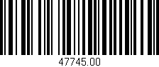 Código de barras (EAN, GTIN, SKU, ISBN): '47745.00'