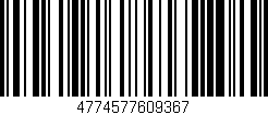 Código de barras (EAN, GTIN, SKU, ISBN): '4774577609367'