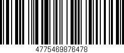 Código de barras (EAN, GTIN, SKU, ISBN): '4775469876478'