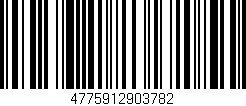 Código de barras (EAN, GTIN, SKU, ISBN): '4775912903782'