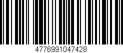Código de barras (EAN, GTIN, SKU, ISBN): '4776991047428'