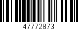 Código de barras (EAN, GTIN, SKU, ISBN): '47772873'