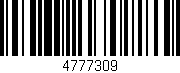 Código de barras (EAN, GTIN, SKU, ISBN): '4777309'