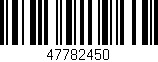Código de barras (EAN, GTIN, SKU, ISBN): '47782450'