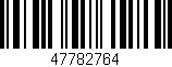 Código de barras (EAN, GTIN, SKU, ISBN): '47782764'