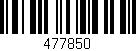 Código de barras (EAN, GTIN, SKU, ISBN): '477850'