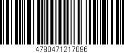 Código de barras (EAN, GTIN, SKU, ISBN): '4780471217096'