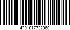 Código de barras (EAN, GTIN, SKU, ISBN): '4781817732860'