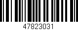 Código de barras (EAN, GTIN, SKU, ISBN): '47823031'
