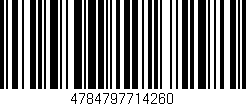 Código de barras (EAN, GTIN, SKU, ISBN): '4784797714260'