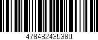 Código de barras (EAN, GTIN, SKU, ISBN): '478482435380'