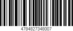 Código de barras (EAN, GTIN, SKU, ISBN): '4784827348007'