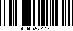 Código de barras (EAN, GTIN, SKU, ISBN): '4784945762167'