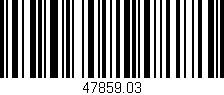 Código de barras (EAN, GTIN, SKU, ISBN): '47859.03'