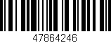 Código de barras (EAN, GTIN, SKU, ISBN): '47864246'