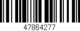 Código de barras (EAN, GTIN, SKU, ISBN): '47864277'