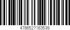 Código de barras (EAN, GTIN, SKU, ISBN): '4786527163539'