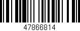 Código de barras (EAN, GTIN, SKU, ISBN): '47866814'