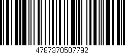 Código de barras (EAN, GTIN, SKU, ISBN): '4787370507792'