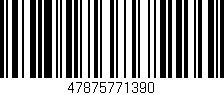 Código de barras (EAN, GTIN, SKU, ISBN): '47875771390'
