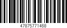 Código de barras (EAN, GTIN, SKU, ISBN): '47875771468'