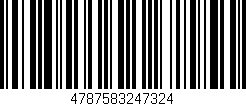Código de barras (EAN, GTIN, SKU, ISBN): '4787583247324'
