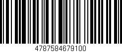 Código de barras (EAN, GTIN, SKU, ISBN): '4787584679100'