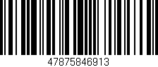 Código de barras (EAN, GTIN, SKU, ISBN): '47875846913'