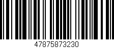 Código de barras (EAN, GTIN, SKU, ISBN): '47875873230'