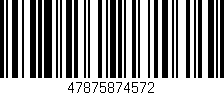 Código de barras (EAN, GTIN, SKU, ISBN): '47875874572'
