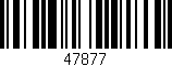 Código de barras (EAN, GTIN, SKU, ISBN): '47877'