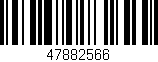 Código de barras (EAN, GTIN, SKU, ISBN): '47882566'