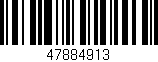 Código de barras (EAN, GTIN, SKU, ISBN): '47884913'